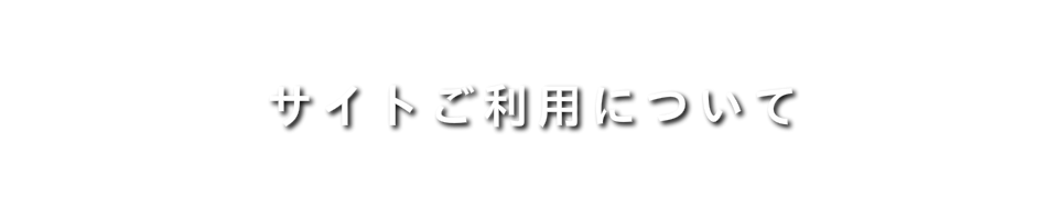 サイトご利用について